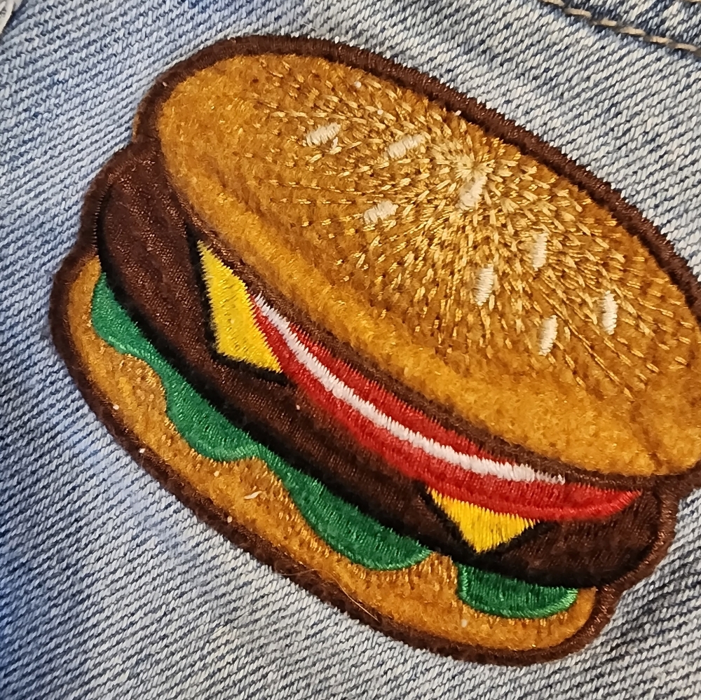Adorable Repurposed Jean Shorts - Picture 5 of 10